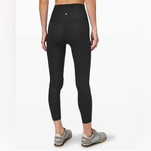 Lululemon Align Pant I| 25" Diverge Emboss Black